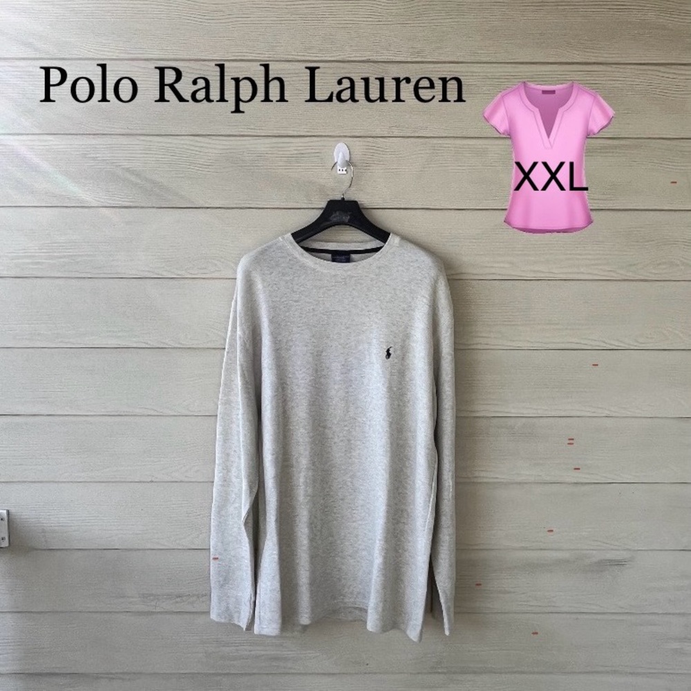 Ralph Lauren Polo Waffle Knit Lounge Shirt – Women’s XXL Relaxed Fit